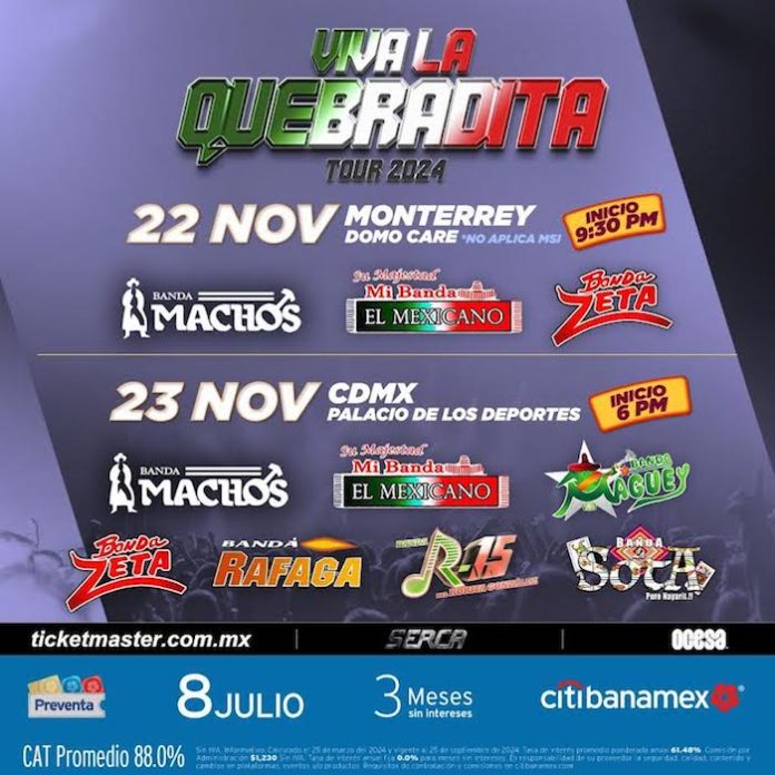 Viva la Quebradita Tour: Precios y Fechas en CDMX y Monterrey
