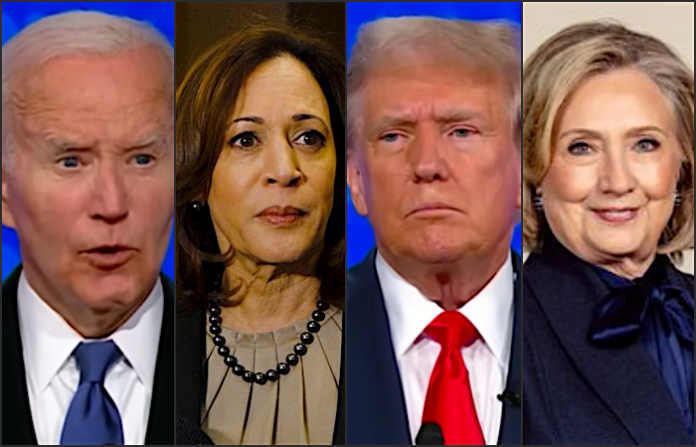 Hillary Clinton y Kamala Harris son preferidas a Trump y Biden en EU, según encuesta