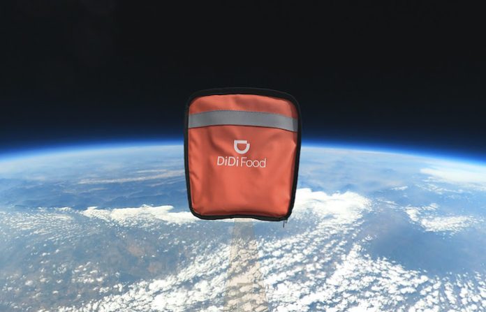 Didi Food conquista la estratósfera