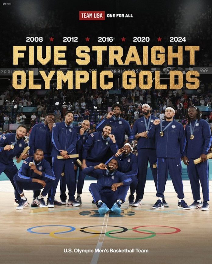 Team USA gana el oro Olímpico por quinta vez consecutiva