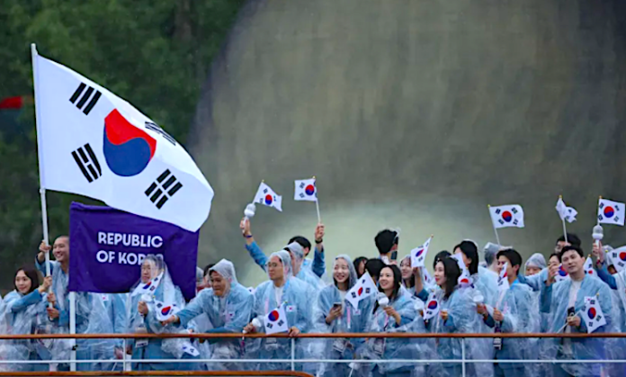 Corea del Sur recibirá a sus atletas y aficionados de París con perro que busca chinches