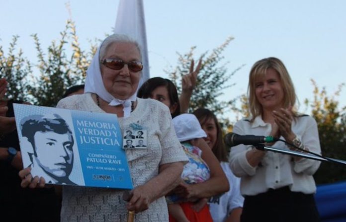 Muere en Argentina “Marucha” Rivas de Rave, madre de Plaza de Mayo