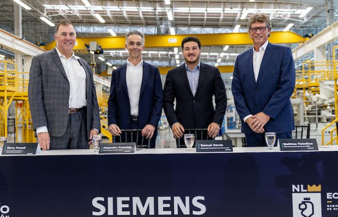 Inaugura Gobernador expansión de la planta de Siemens en NL