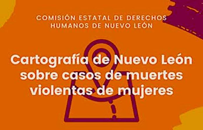 Reconocen a CEDHNL por implementación de cartografía sobre muertes violentas de mujeres, adolescentes y niñas