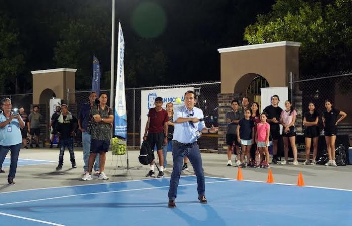 Luce nuevo rostro cancha de tenis en San Nicolás