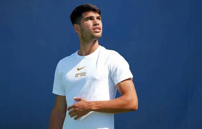Alcaraz ya entrena en Nueva York