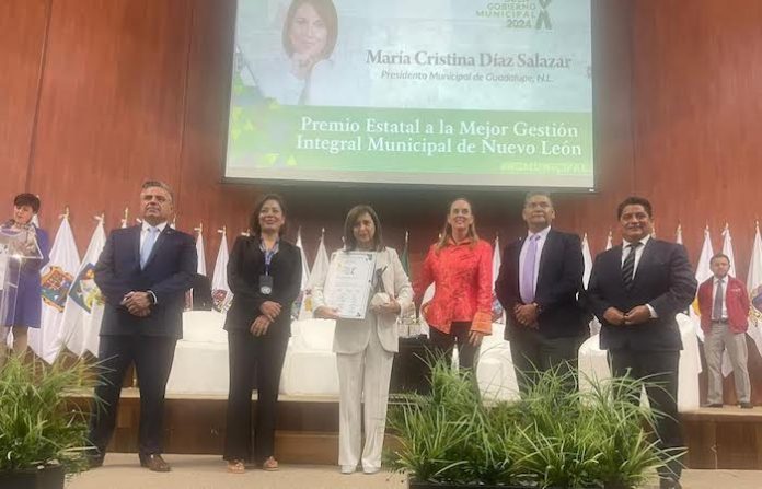 Recibe Guadalupe el Premio a la Mejor Gestión Integral Municipal