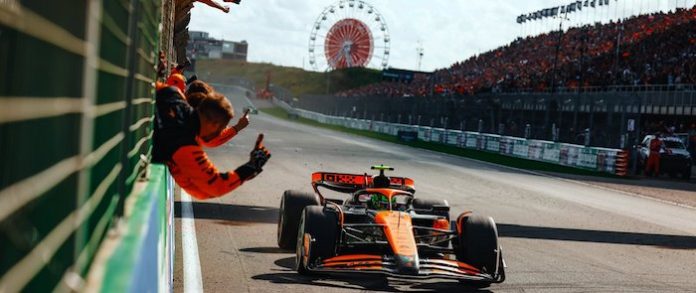 Norris se impone a Verstappen en el GP de Holanda; Checo Pérez queda en sexto