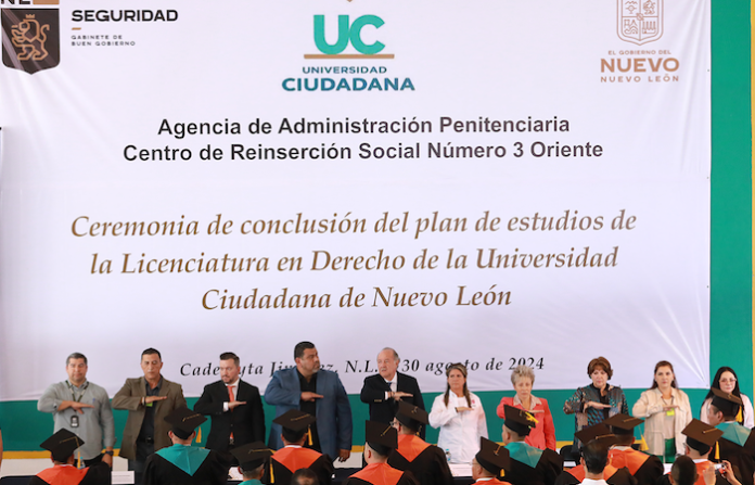 Concluyen PPL del Cereso de Cadereyta estudios universitarios