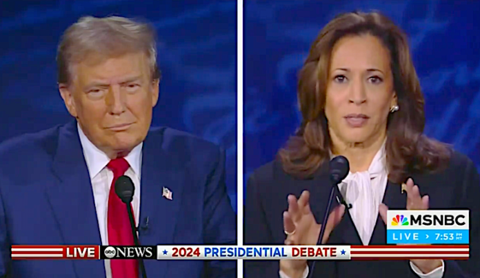 Sondeo muestra que Harris sacó 5 puntos de ventaja sobre Trump tras debate presidencial, a lo que él ex presidente de los EU ya no desea participar durante otro encuentro
