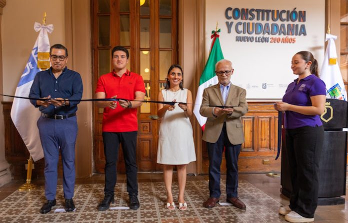 Inaugura Gobernador nueva sala “Constitución y Ciudadanía Nuevo León 200 años”