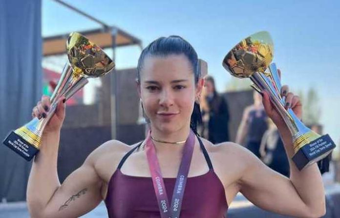 Ella Bucio obtiene bronce y dos títulos en cierre de serial de Copas del Mundo de Parkour 2024