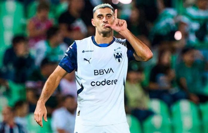 Germán Berterame buscará superar su marca de goles con Rayados