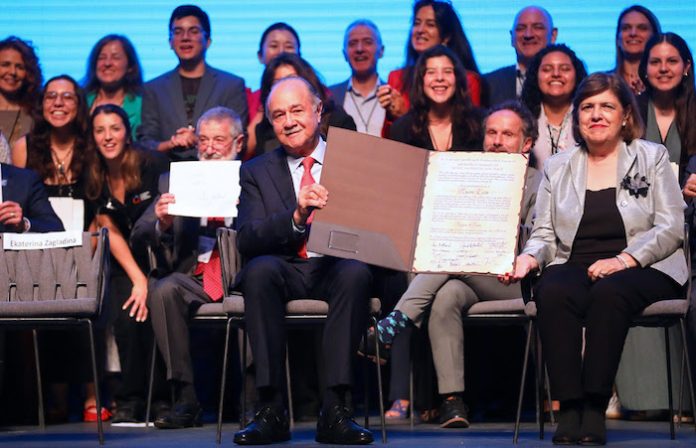 Clausura Javier Navarro La Cumbre Mundial Premios Nobel por la Paz