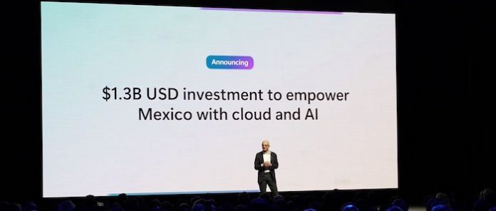 Microsoft invertirá $1.300 millones en inteligencia artificial en México
