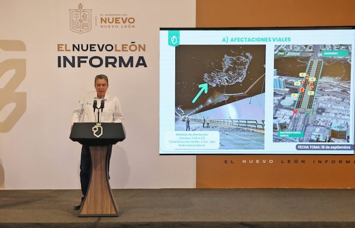 Gobierno del Estado solicitará fondo para emergencias tras daños en el Túnel de la Loma Larga