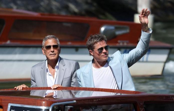 George Clooney y Brad Pitt deslumbran en el Festival de Venecia con “Wolfs”
