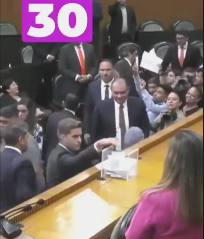 PRI, PAN y PRD defienden legalidad en elección de la Mesa Directiva del Congreso, muestran video