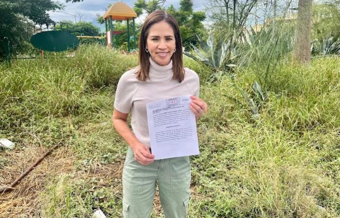 Exige Ivonne Álvarez acciones urgentes de deshierbe en Monterrey