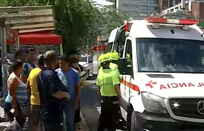 Deja flamazo tres heridos en Mercado Fundadores