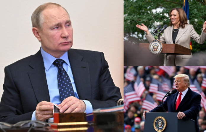 Trump reconoce que se siente enfadado por decisión de Putin de apoyar a Harris
