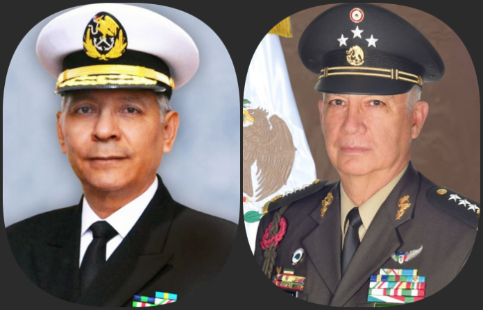 Sheinbaum nombra a los próximos titulares de las secretarías de Defensa y de Marina de México