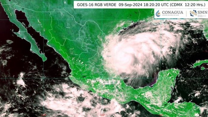 La tormenta tropical Francine amenaza las costas del Golfo de México