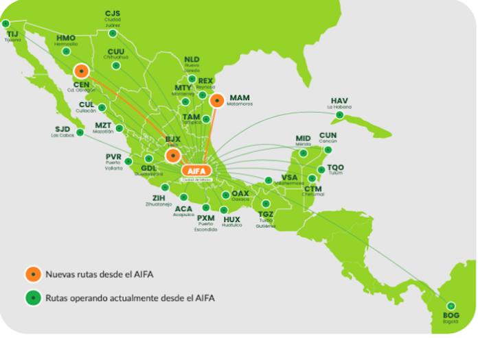 Viva Aerobus refuerza su compromiso con la expansión de su red de vuelos