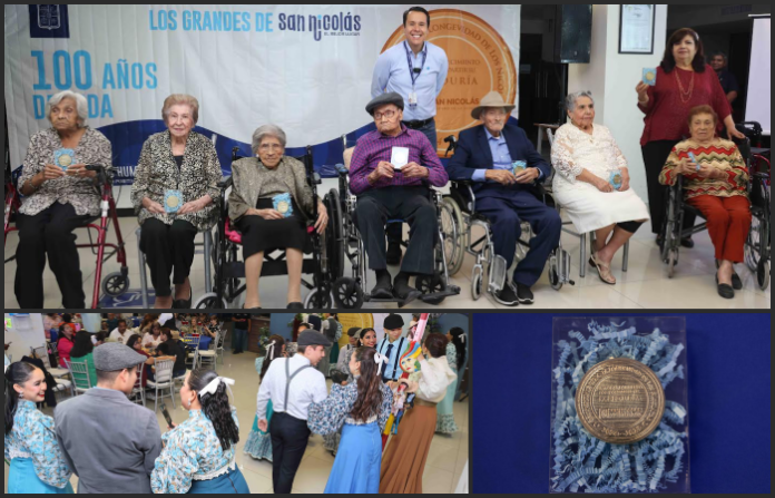San Nicolás celebra a sus ciudadanos centenarios en un emotivo homenaje