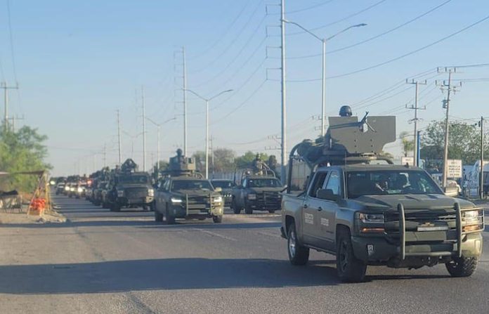 Refuerzan seguridad en NL con la llegada de 200 efectivos del Ejército Mexicano