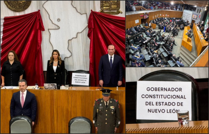 Samuel García se ausenta en la entrega del Tercer Informe de Gobierno; críticas y llamados al diálogo marcan la sesión solemne