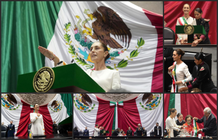 Video: Claudia Sheinbaum jura como primera mujer presidenta de México