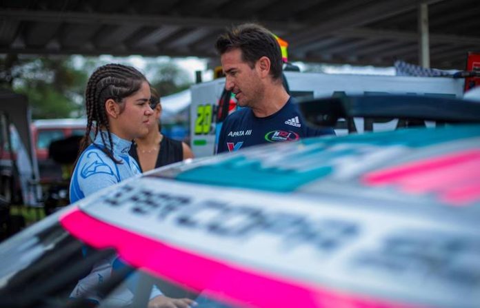 Ivanna Richards, embajadora del Gran Premio de México también corre el fin de semana y estará junto a su padre