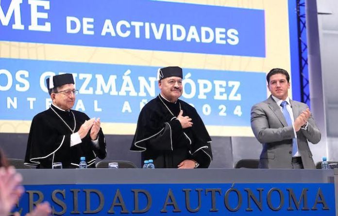 Al asumir su segundo mandato al frente de la UANL, el Rector Santos Guzmán destaca una educación más incluyente, equitativa y humanista