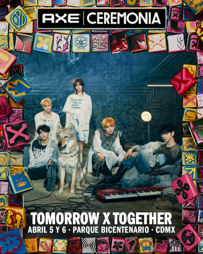 TOMORROW X TOGETHER llegará por primera vez a México para el AXE Ceremonia 2025