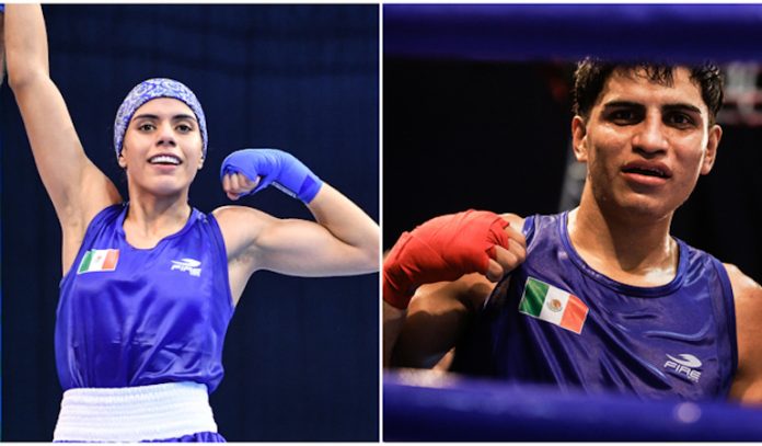 Valeria Amparan y Diego Flores aseguran medalla de bronce en Mundial de Boxeo Juvenil