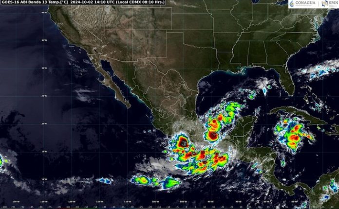 Nueva tormenta tropical Kristy azotará las costas del Pacífico mexicano