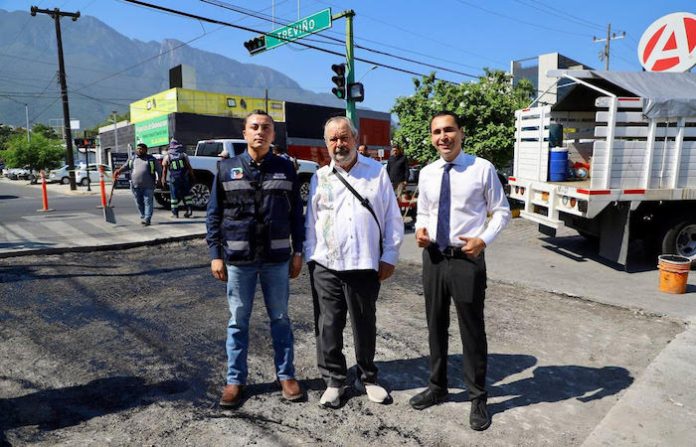 Inicia en San Pedro el programa “Bye, bye, baches” para combatir los daños en calles