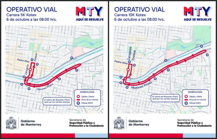 Implementarán operativo vial por carrera en el centro