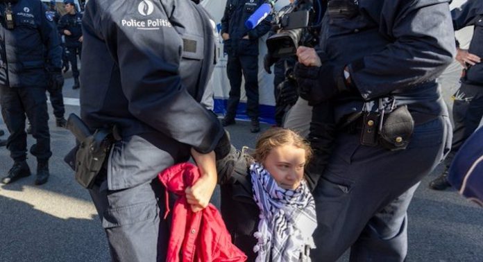 La policía alemana califica a la activista Greta Thunberg de “propensa a la violencia”