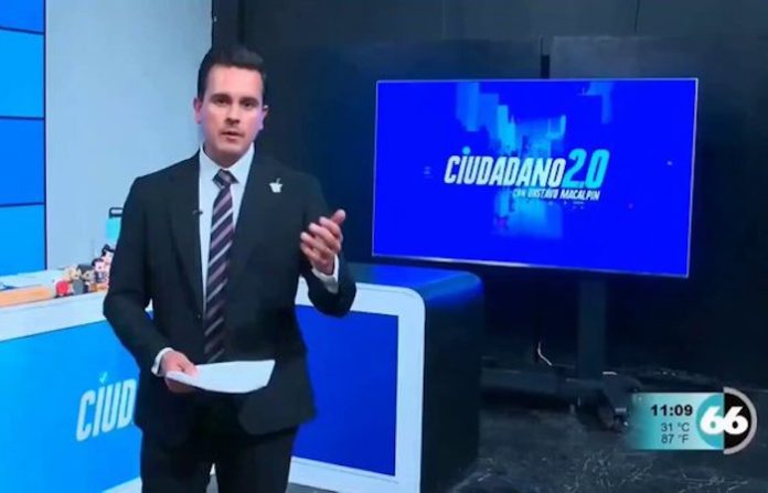 Video: Despiden en vivo al conductor Gustavo Macalpin en Canal 66 de Mexicali