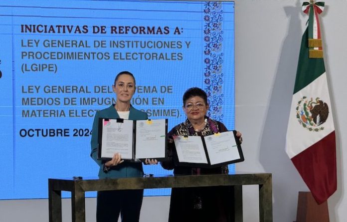 Sheinbaum envía al Congreso proyectos de ley para reformar al Poder Judicial de México