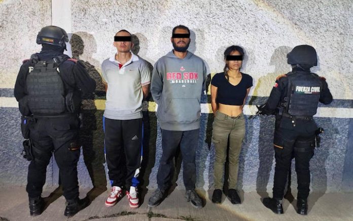 Detienen a tres personas, en El Carmen