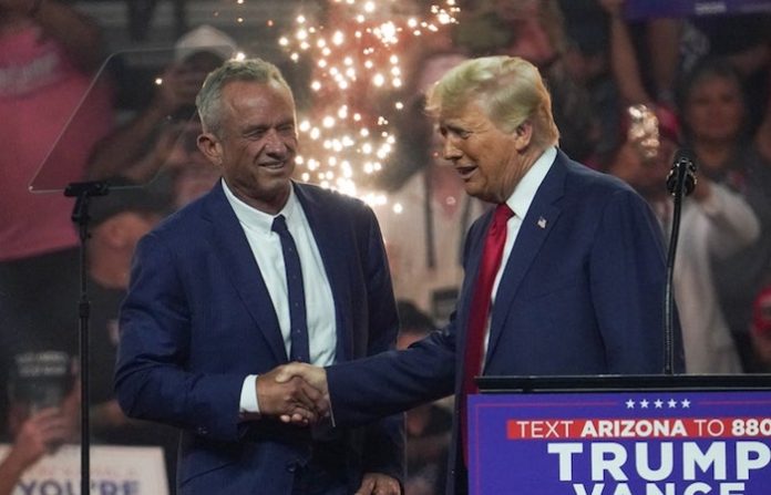 Trump designa a Robert F. Kennedy como próximo secretario de Salud de EU