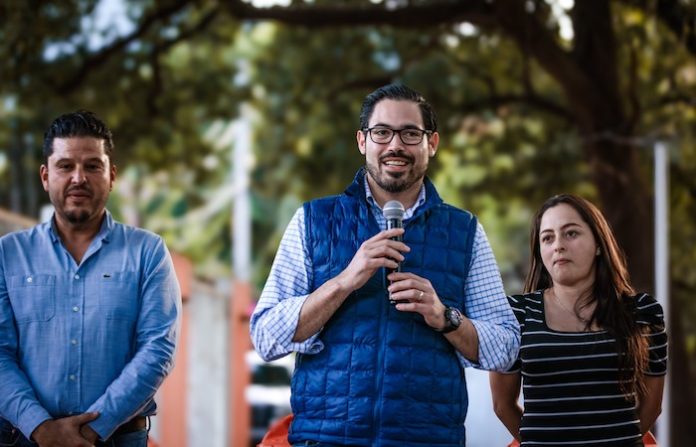 David de la Peña impulsa la movilidad con nuevas obras viales en Santiago