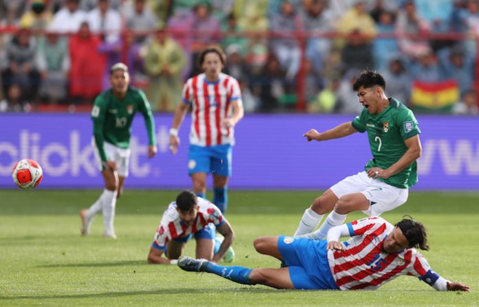 Bolivia y Paraguay empataron 2 a 2 por las Eliminatorias Sudamericanas