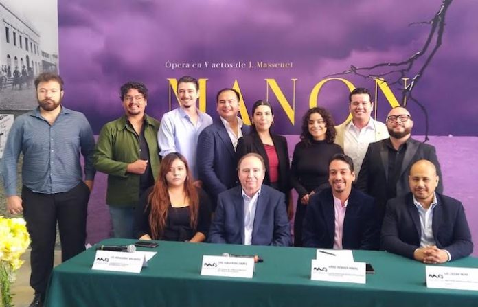 Exhibirán la ópera Manon en Teatro de la Ciudad