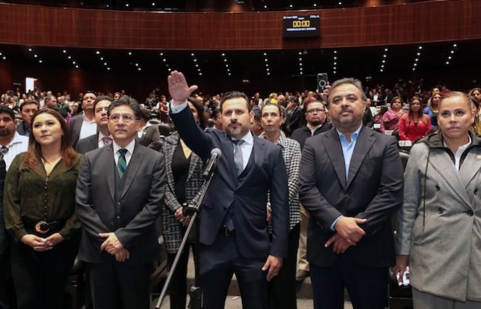 José Adalberto Vega Regalado (PVEM) rindió protesta como diputado federal de la LXVI Legislatura
