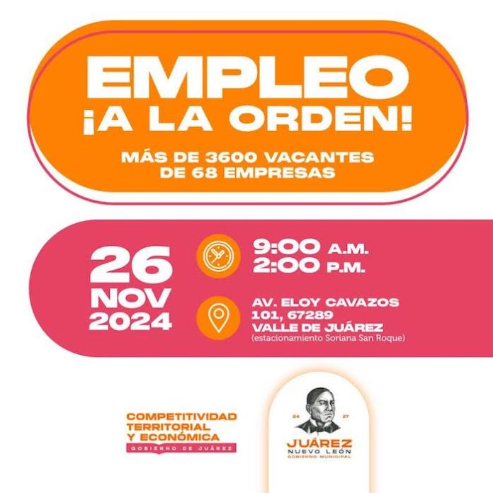 Juárez impulsa empleo y seguridad con nuevas acciones para sus habitantes