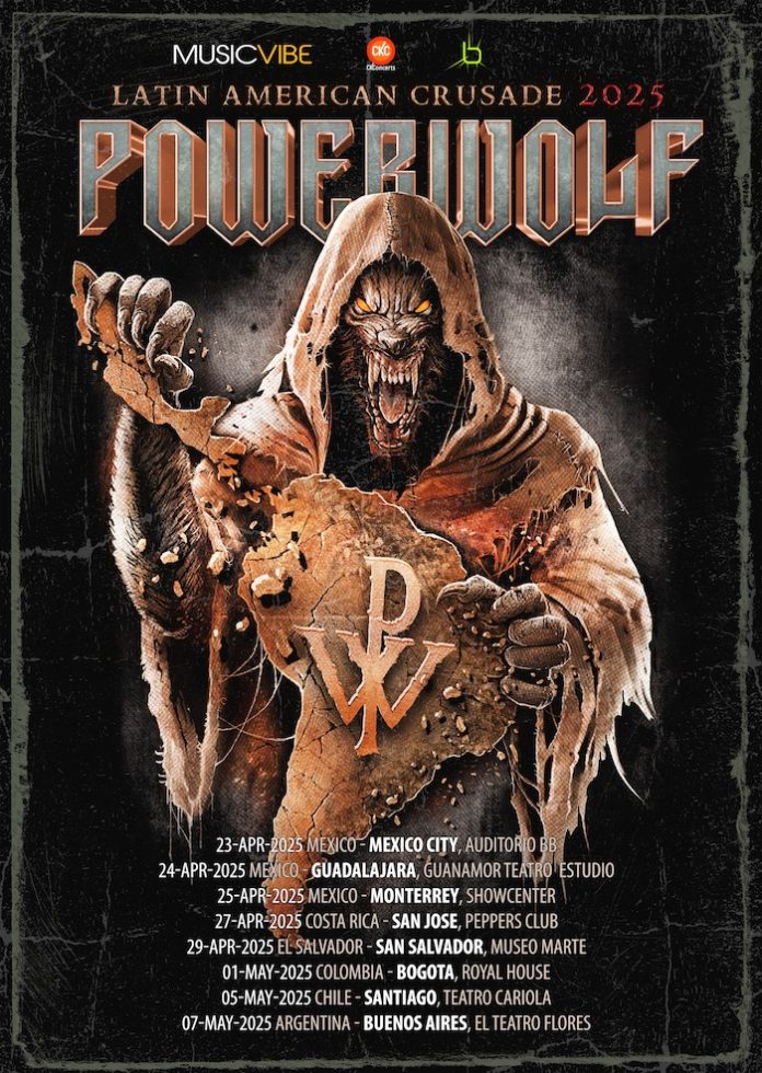 Hoy a la venta: Powerwolf regresa a México